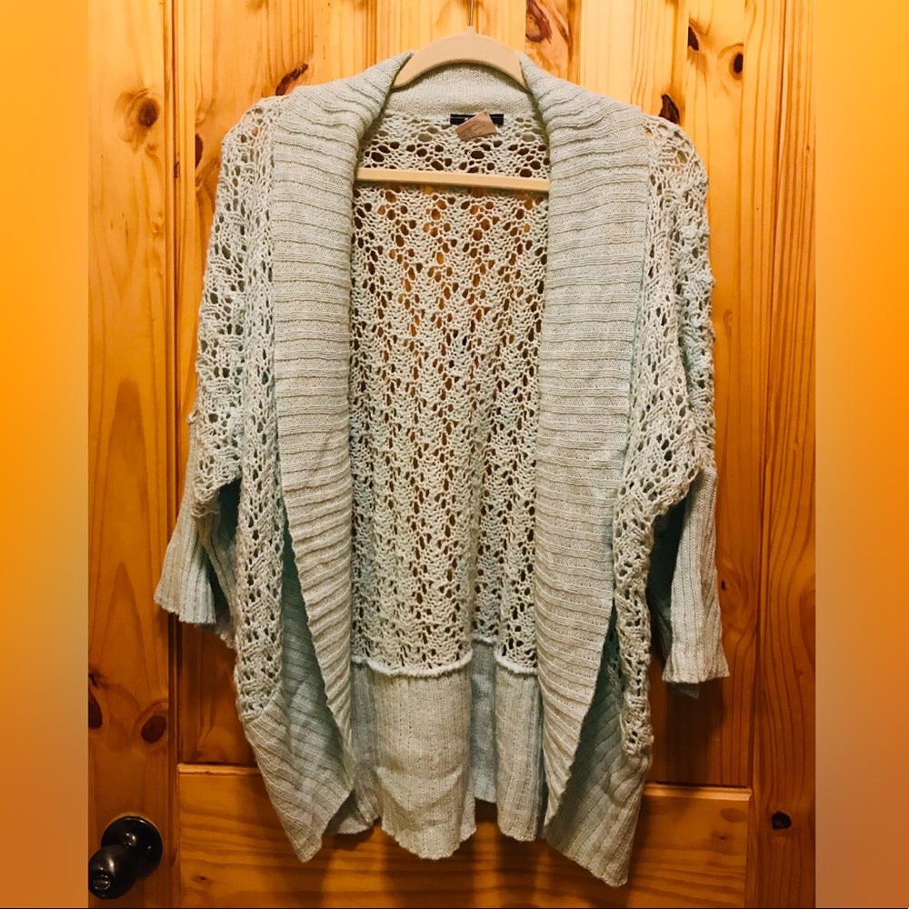 Green Knit Cardigan